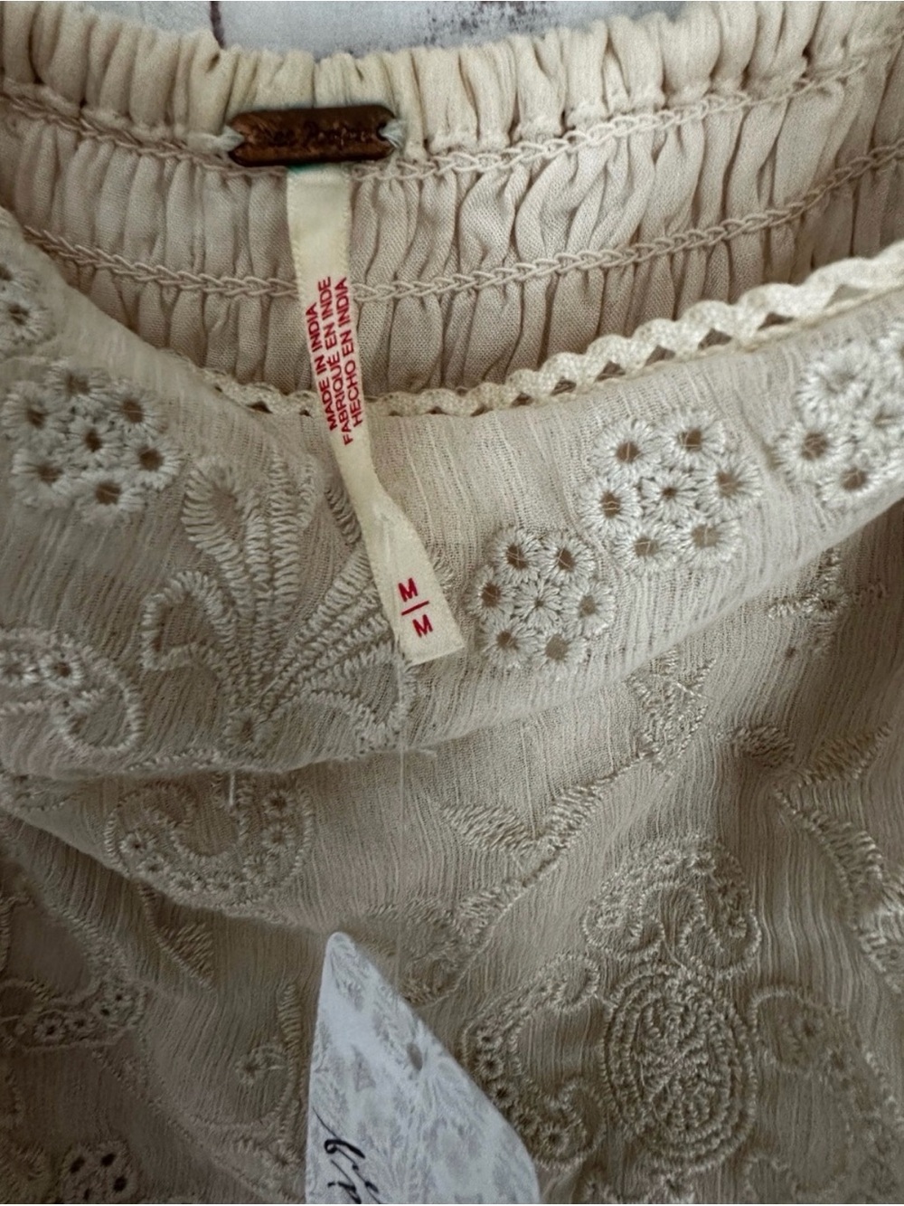 Free People Malina Maxi Dress in Ivory - Picture 3 of 7